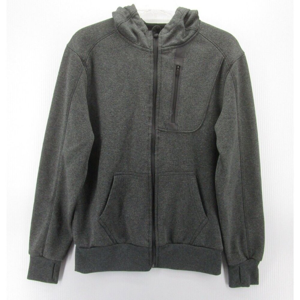 Fox Racing Jacket Small Bomber Coat Fleece Lined Hoodie Sweatshirt